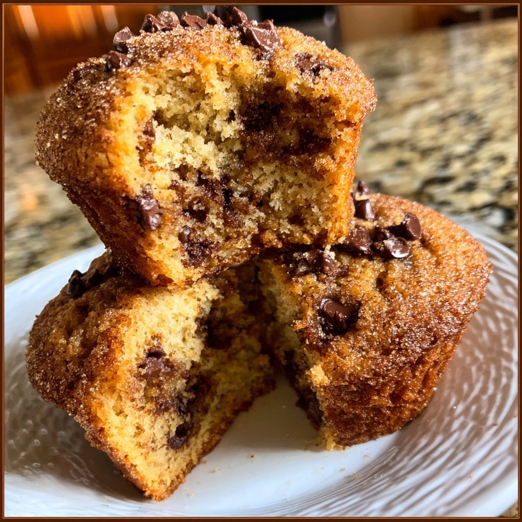 Cinnamon Chocolate Chip Muffins
