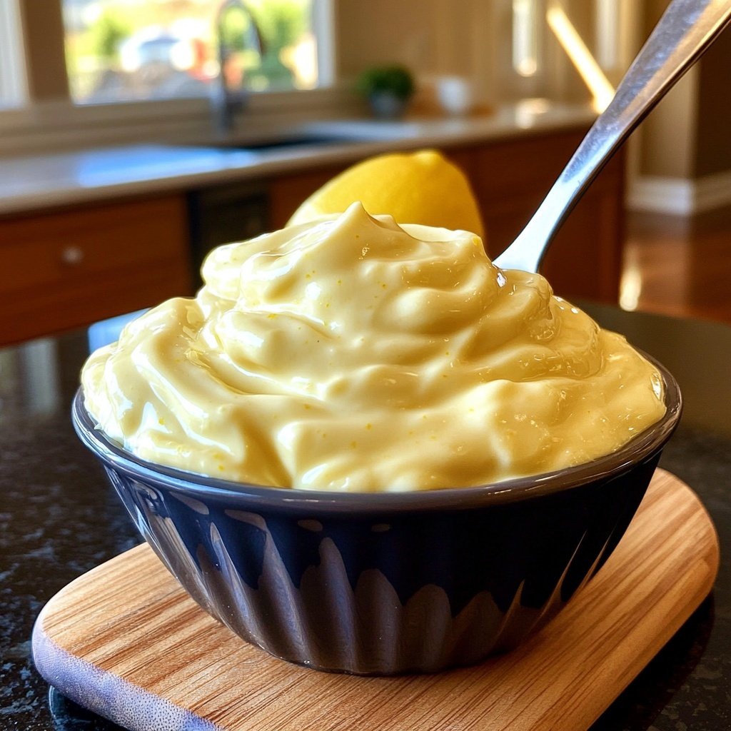 Lemon Dijon Homemade Mayonnaise