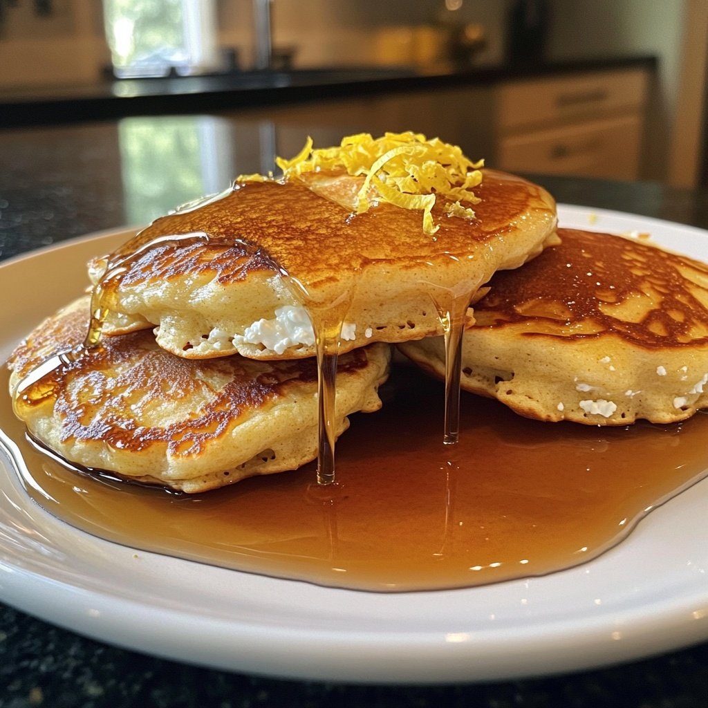 Bobby Flay Lemon Ricotta Pancakes