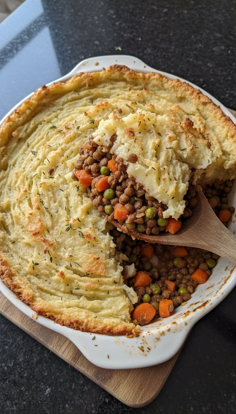 Savory Lentil Shepherd's Pie