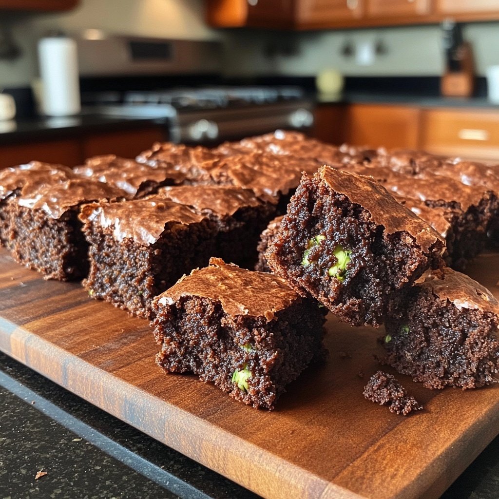 Zucchini Fudgy Brownie Bites