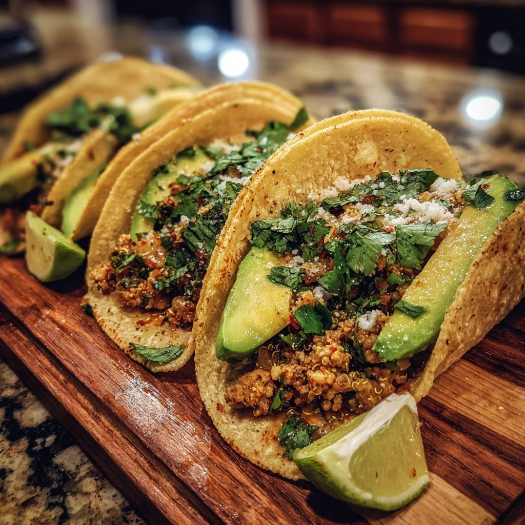 Spicy Turkey & Quinoa Tacos