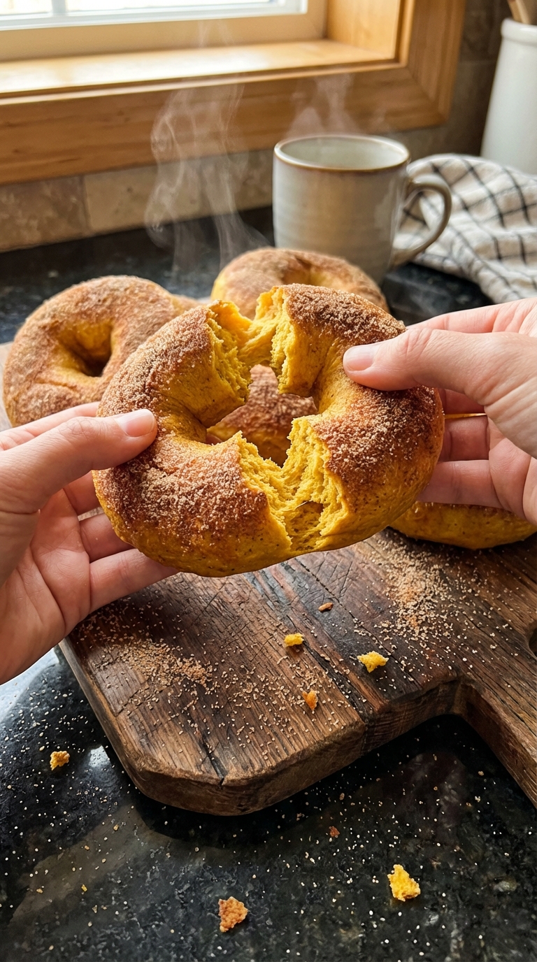 Spiced Pumpkin Cottage Bagels