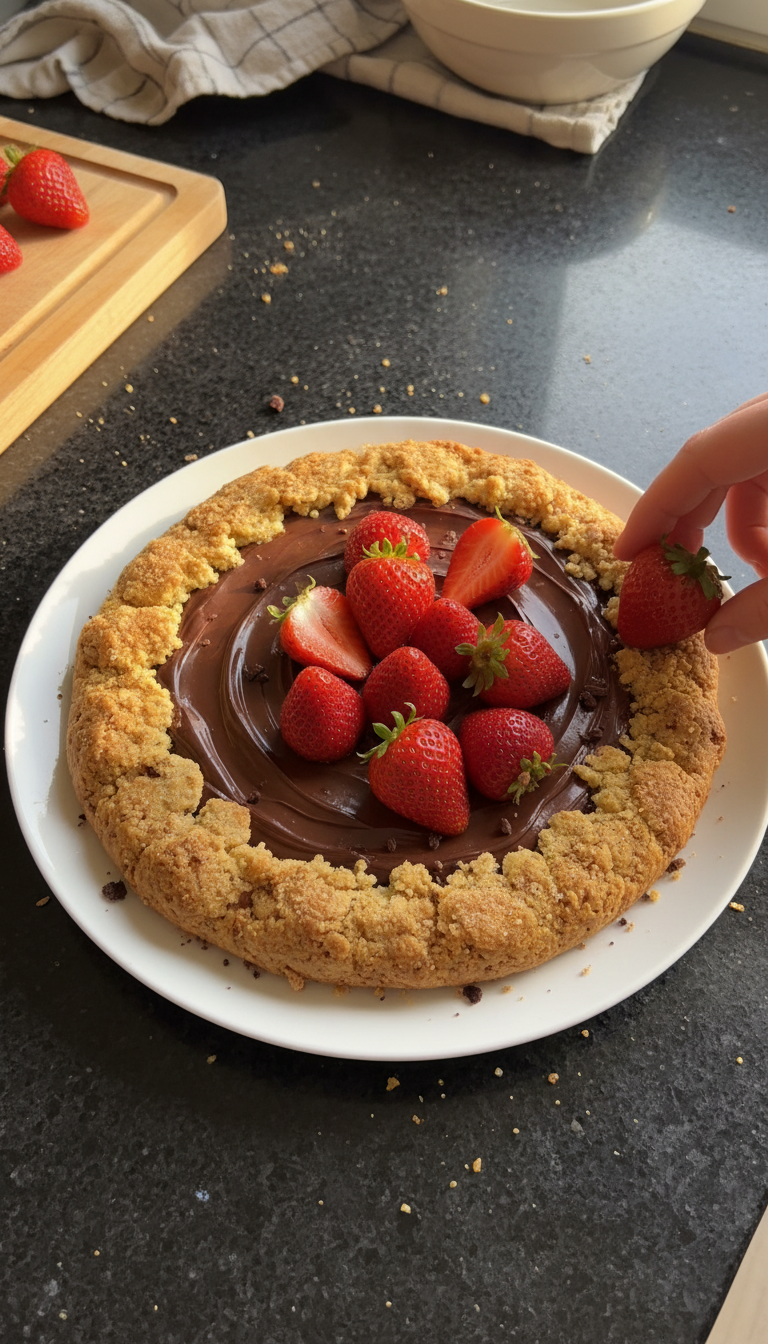 Strawberry and Chocolate Tart