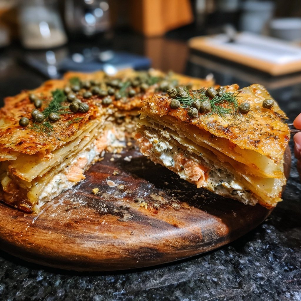 Ultimate Salmon Potato Stack