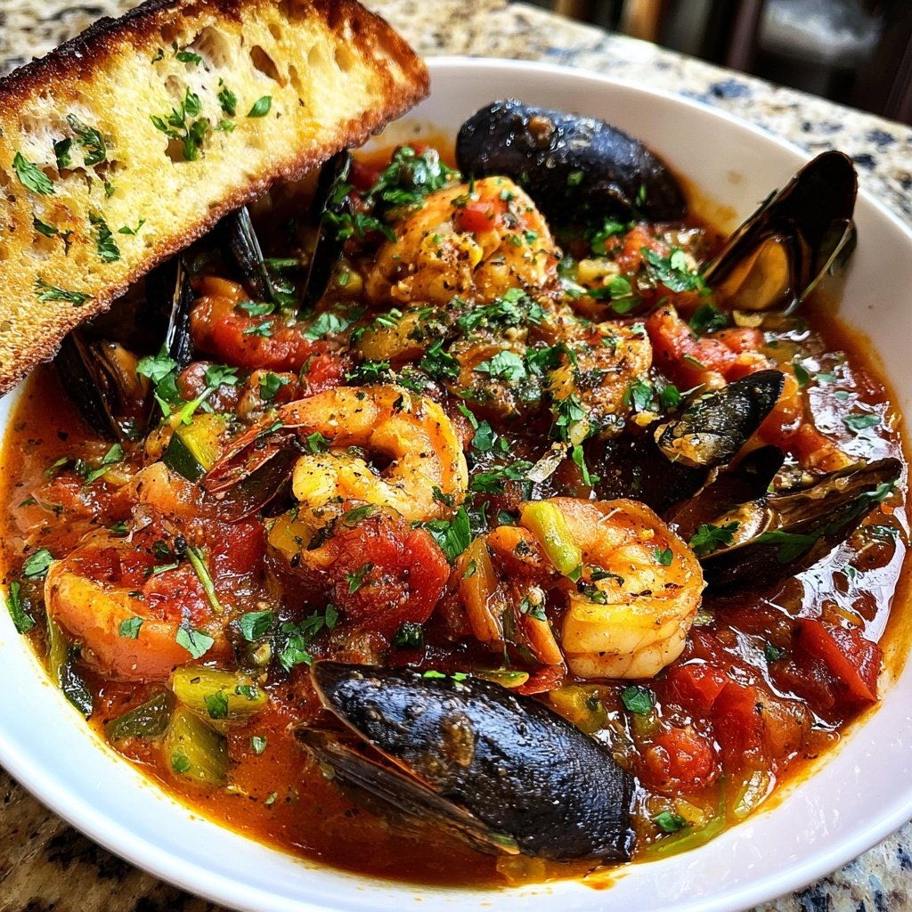 Rich and Hearty Italian Seafood Stew