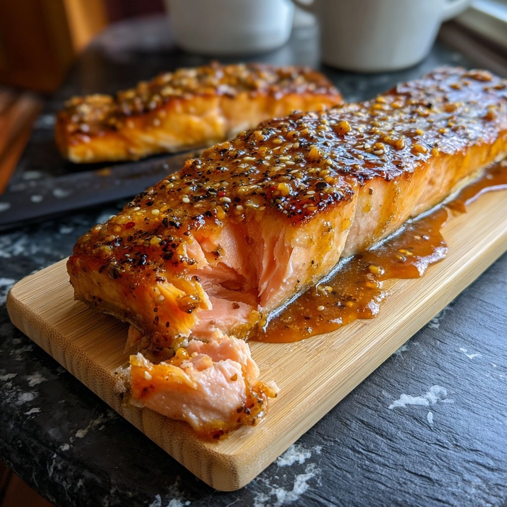 Tangy Honey Dijon Salmon