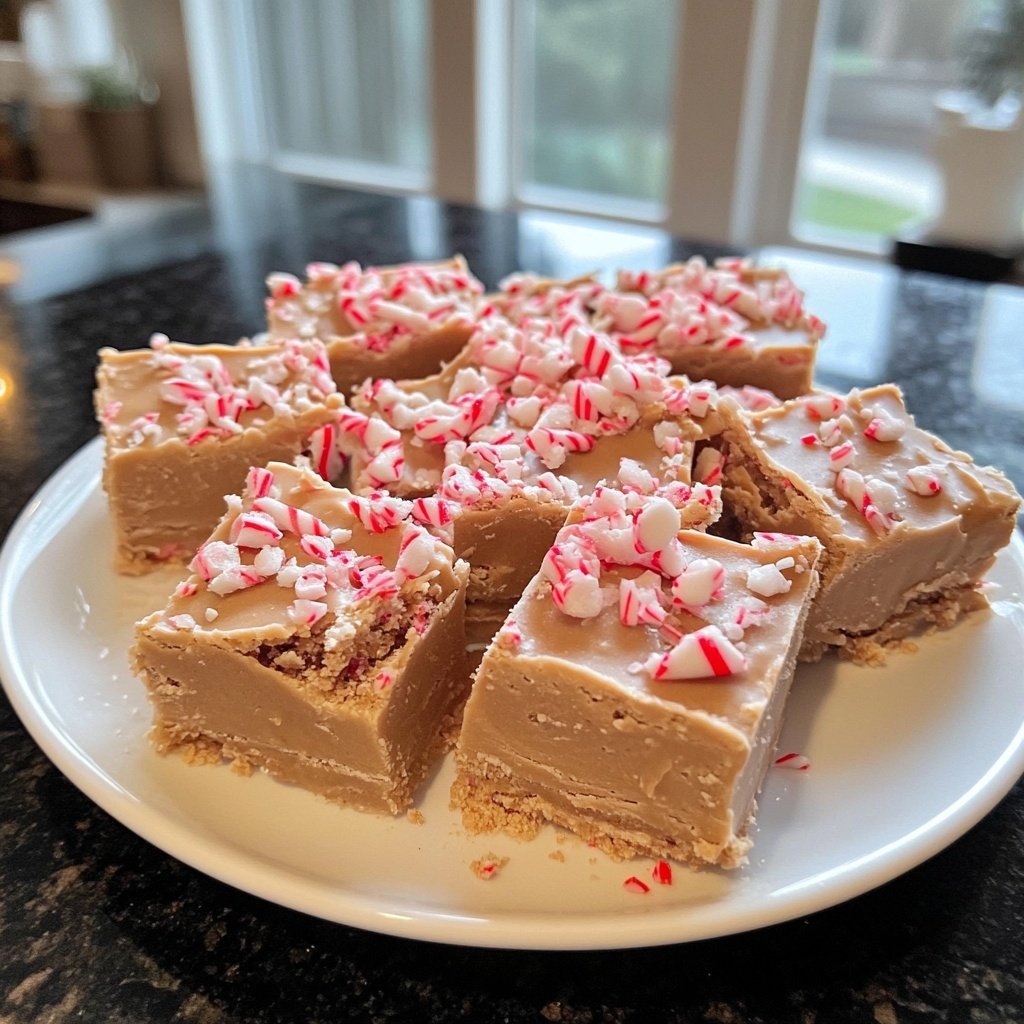 Peppermint Bark Fudge