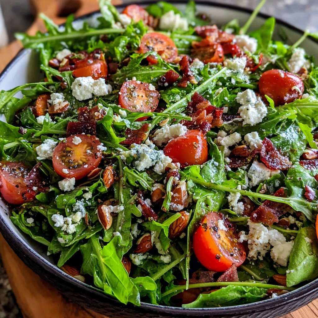 Spring Spinach and Arugula Salad