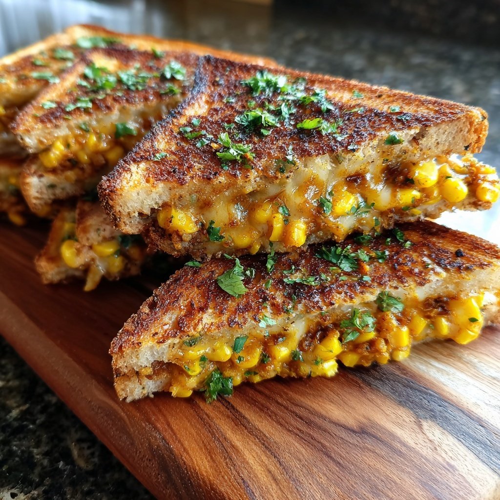 Masala Corn Toasties Spiced Indian