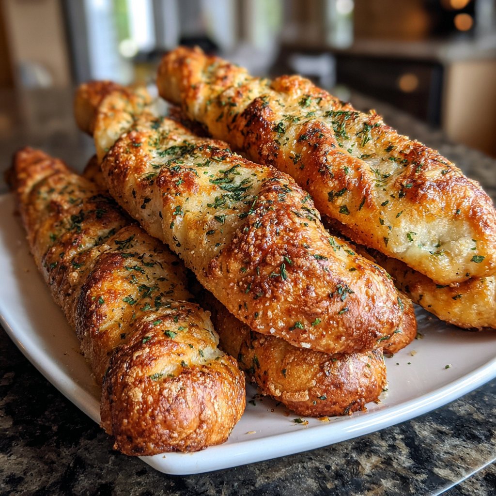 3 Ingredient Cottage Cheese Breadsticks
