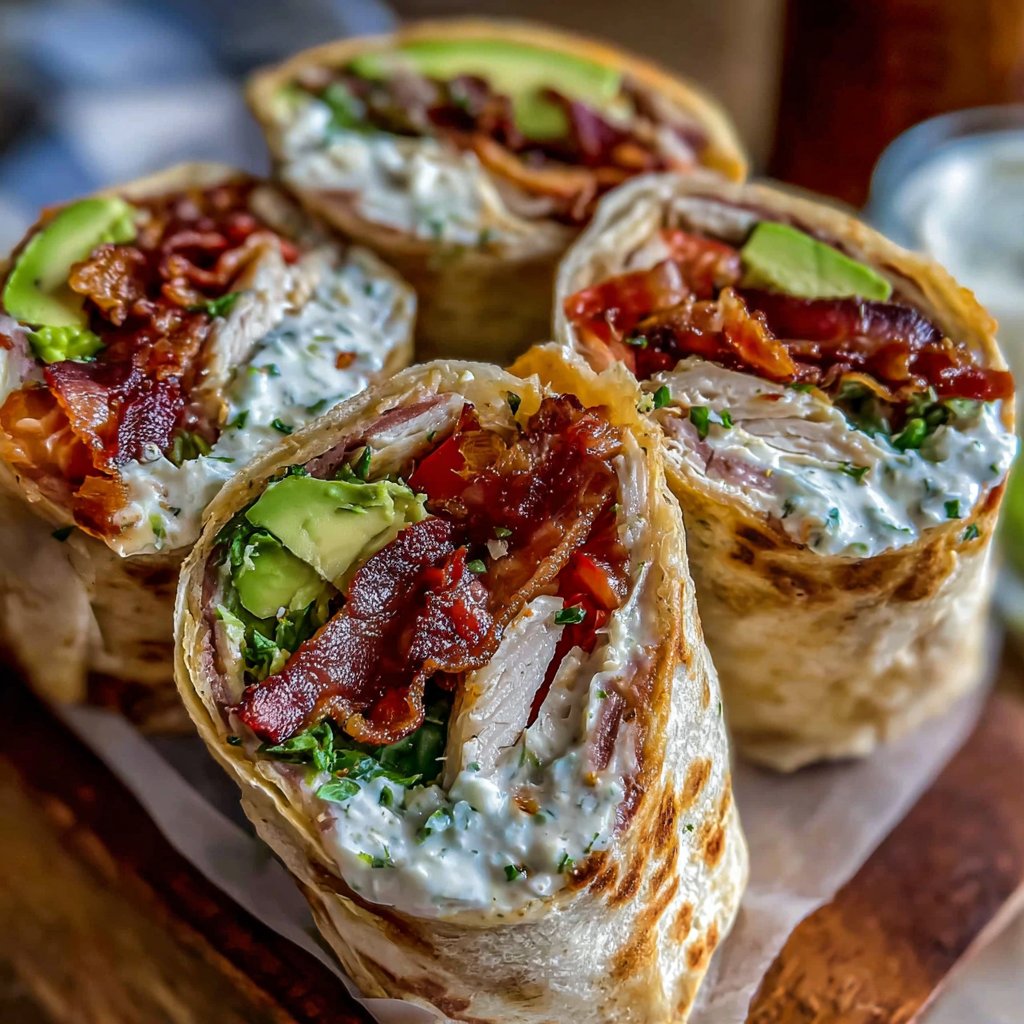 Turkey, Avocado and Bacon Wrap