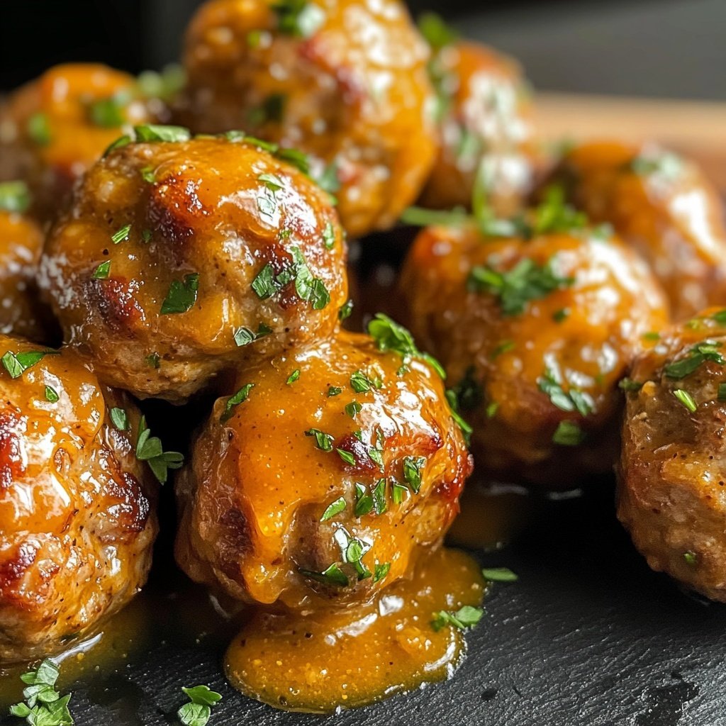 Currywurst Meatballs