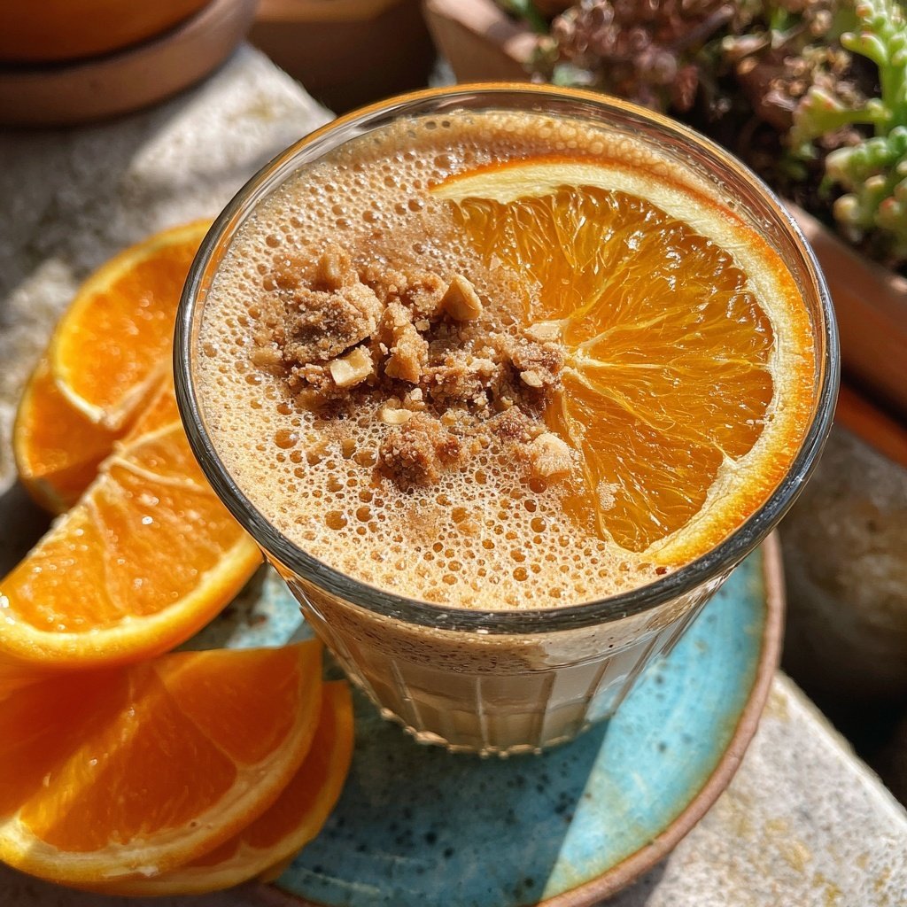 Gingerbread Orange Festive Fizz