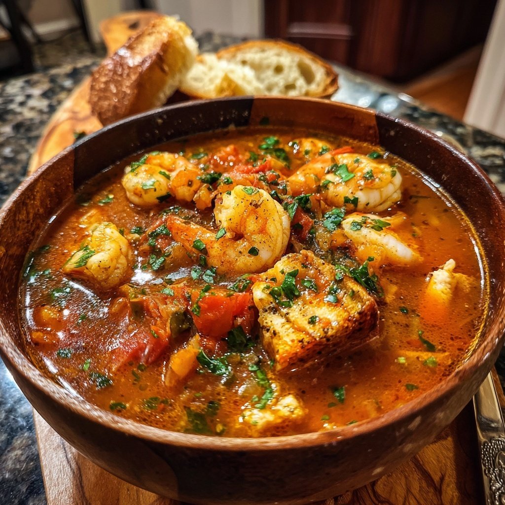 Classic Cioppino Seafood Stew