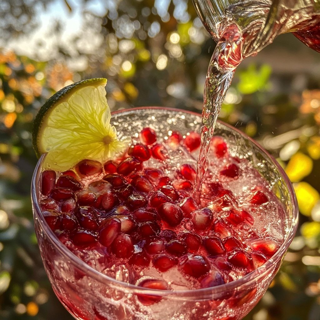 Pomegranate Vodka Sour