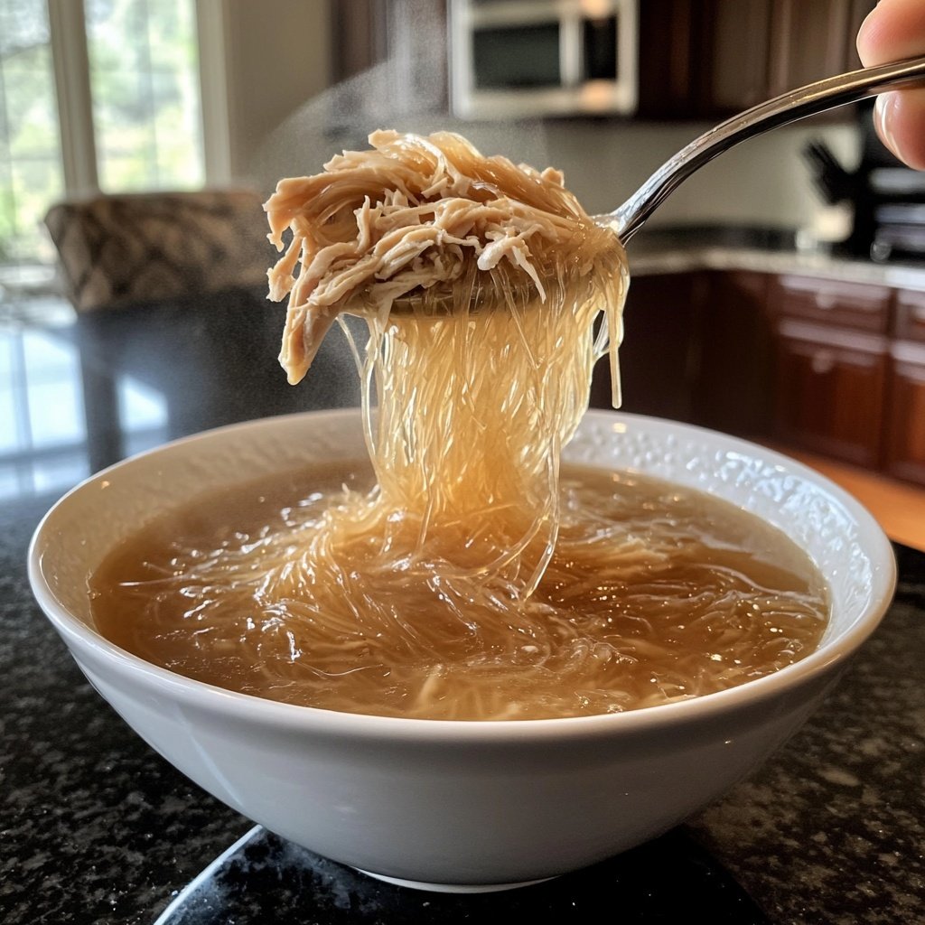 Vietnamese Chicken Glass Noodle Soup