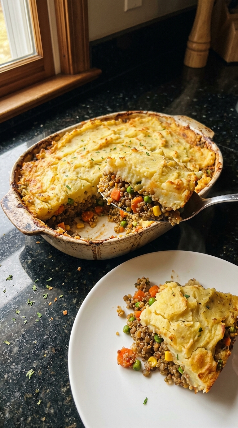 Savory Quinoa Shepherd's Pie