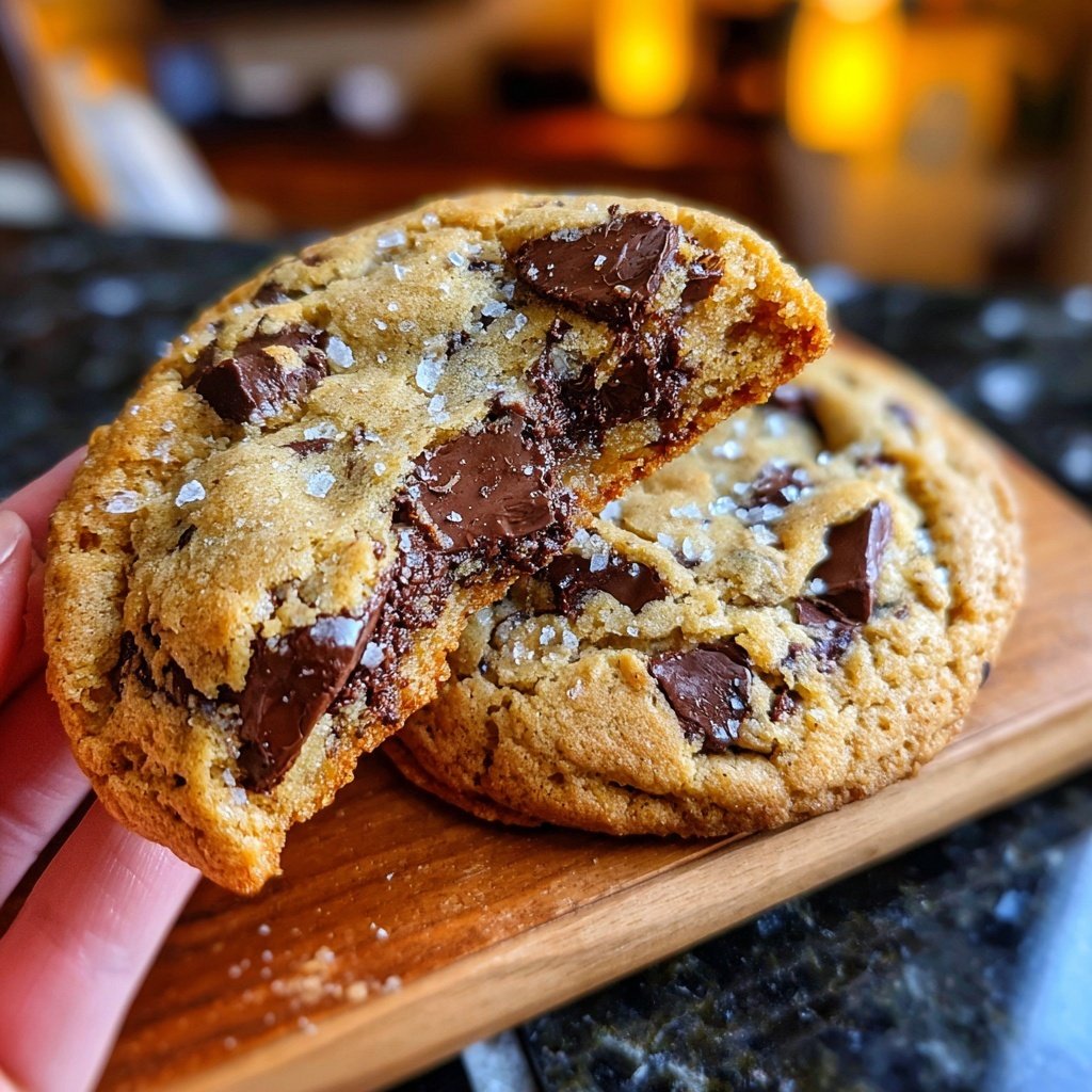 Brown Butter Sourdough Discard Chocolate Chip Cookies