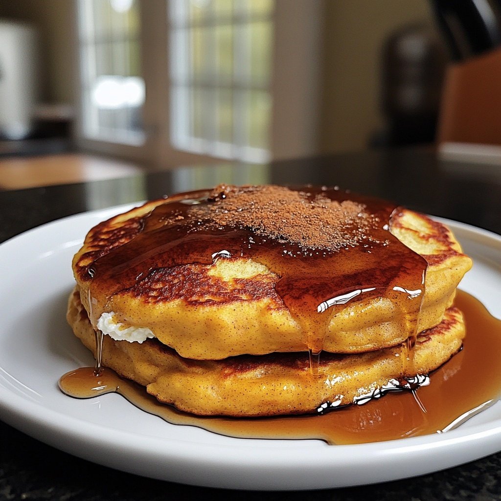 Pumpkin Ricotta Pancakes