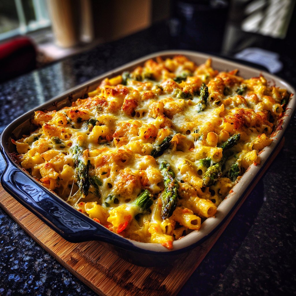 Oven-Baked Spring Veggie Pasta