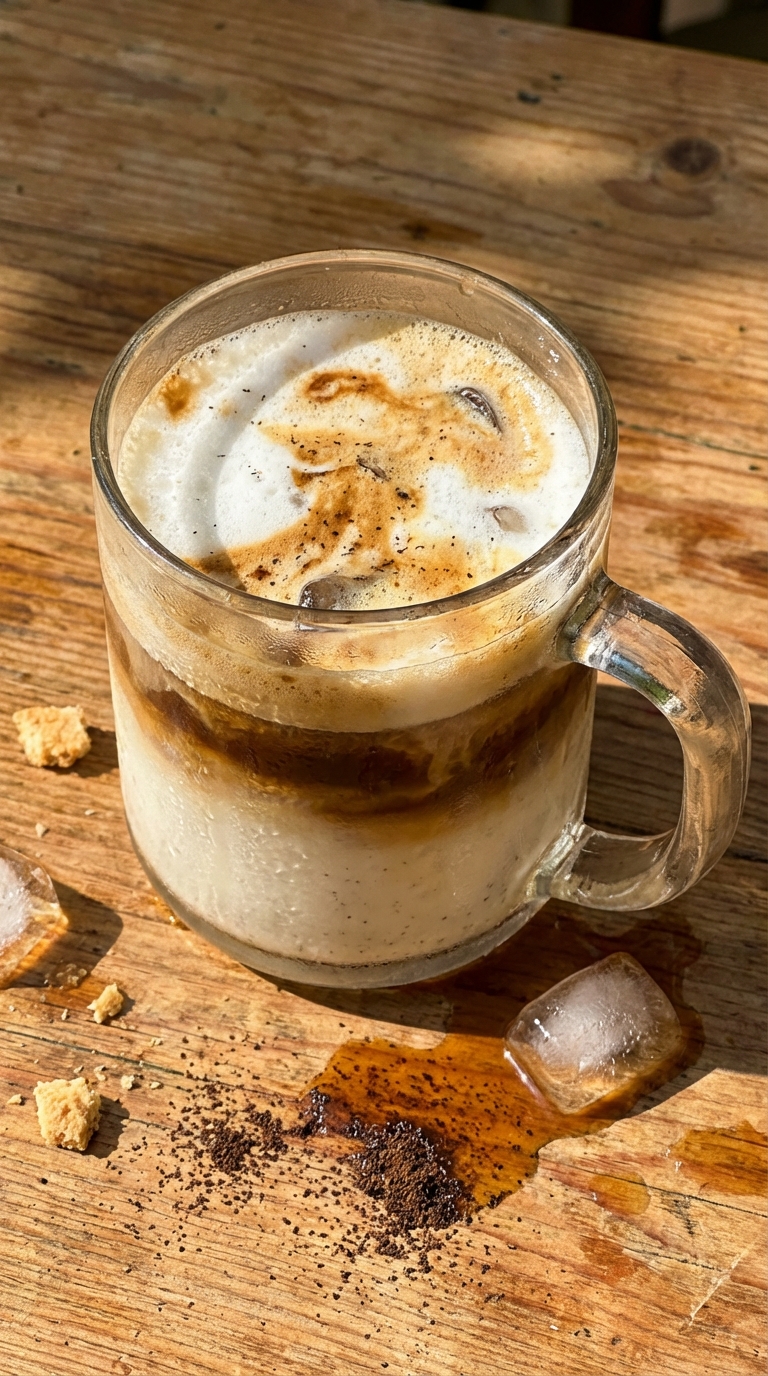 Iced Vanilla Bean Latte Treat